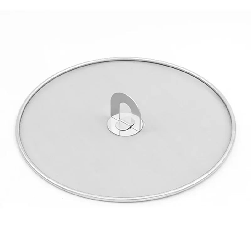 Stainless Steel Splatter Guard – Mesh Oil Splash Screen