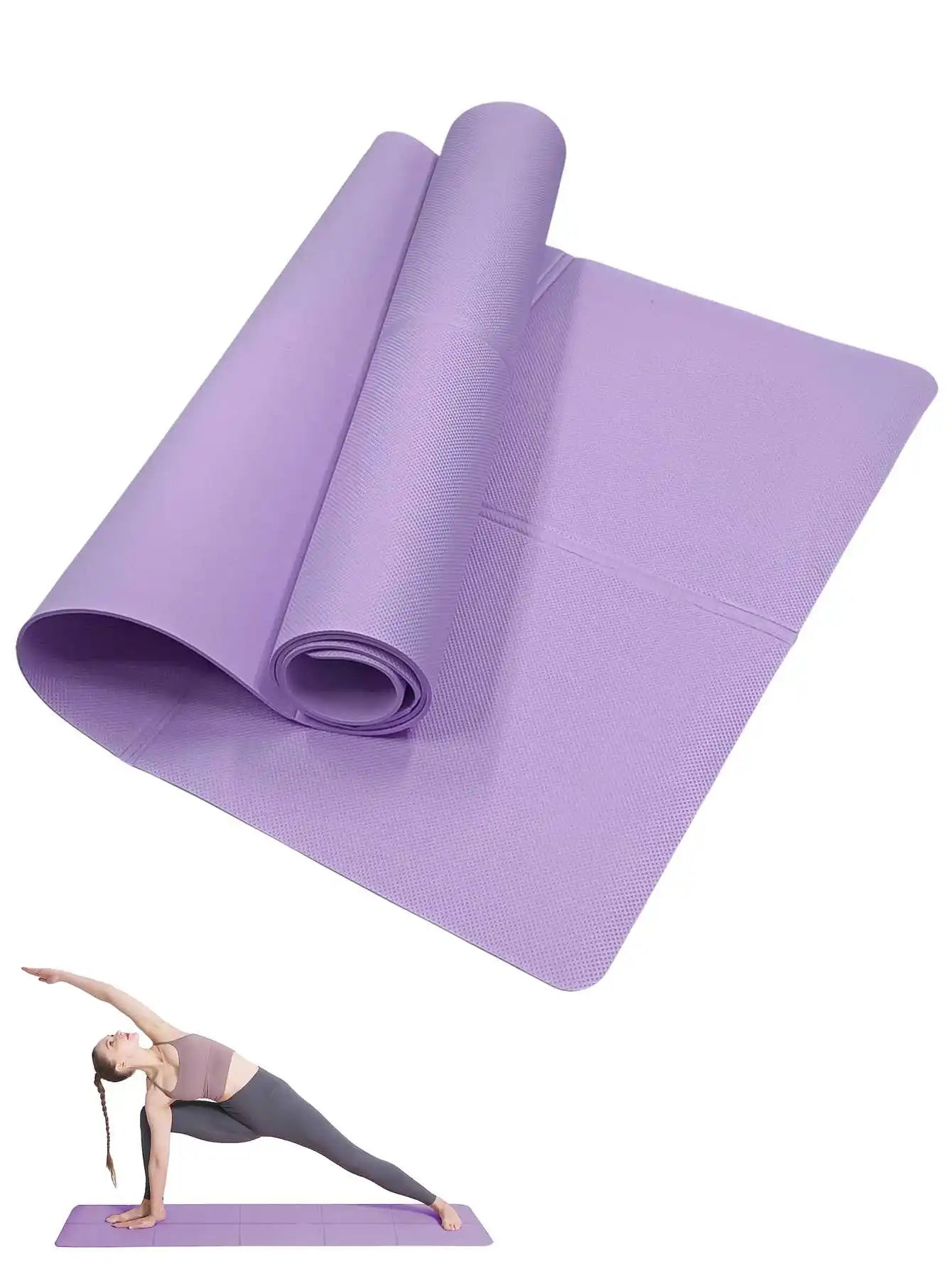 Non Slip Yoga Mat for Pilates, Fitness & Home Workouts
