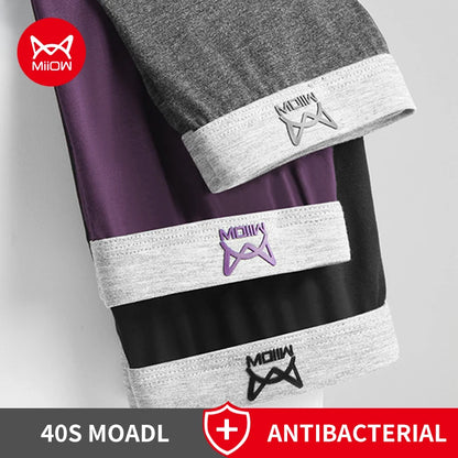 Men’s Modal Boxer Shorts – Breathable Mesh Underwear 3-Piece Set