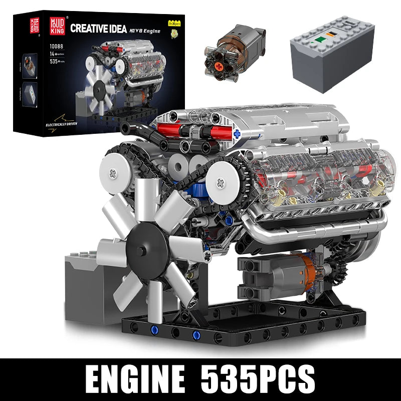 V8 Engine Building Blocks