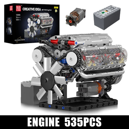 V8 Engine Building Blocks