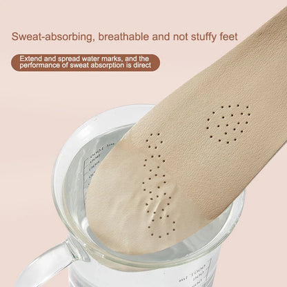 Leather Insoles – Arch Support Shock Absorbing Shoe Inserts