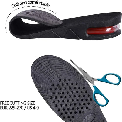 Height Increase Insoles Adjustable 3–9cm Heel Lift Shoe Inserts