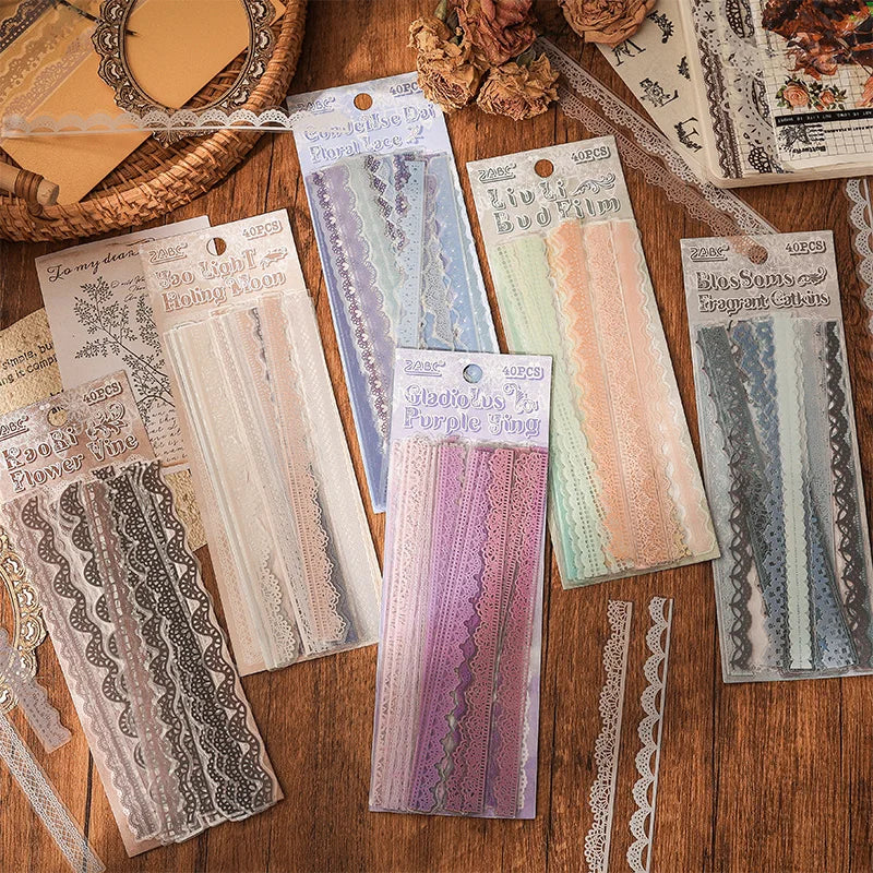 Scrapbook Stickers 40-Piece Set