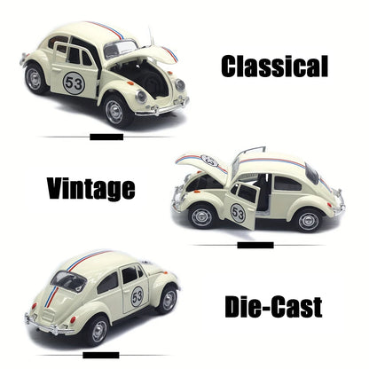 1:32 Diecast Car Model – Vintage Pull-Back Racing Car