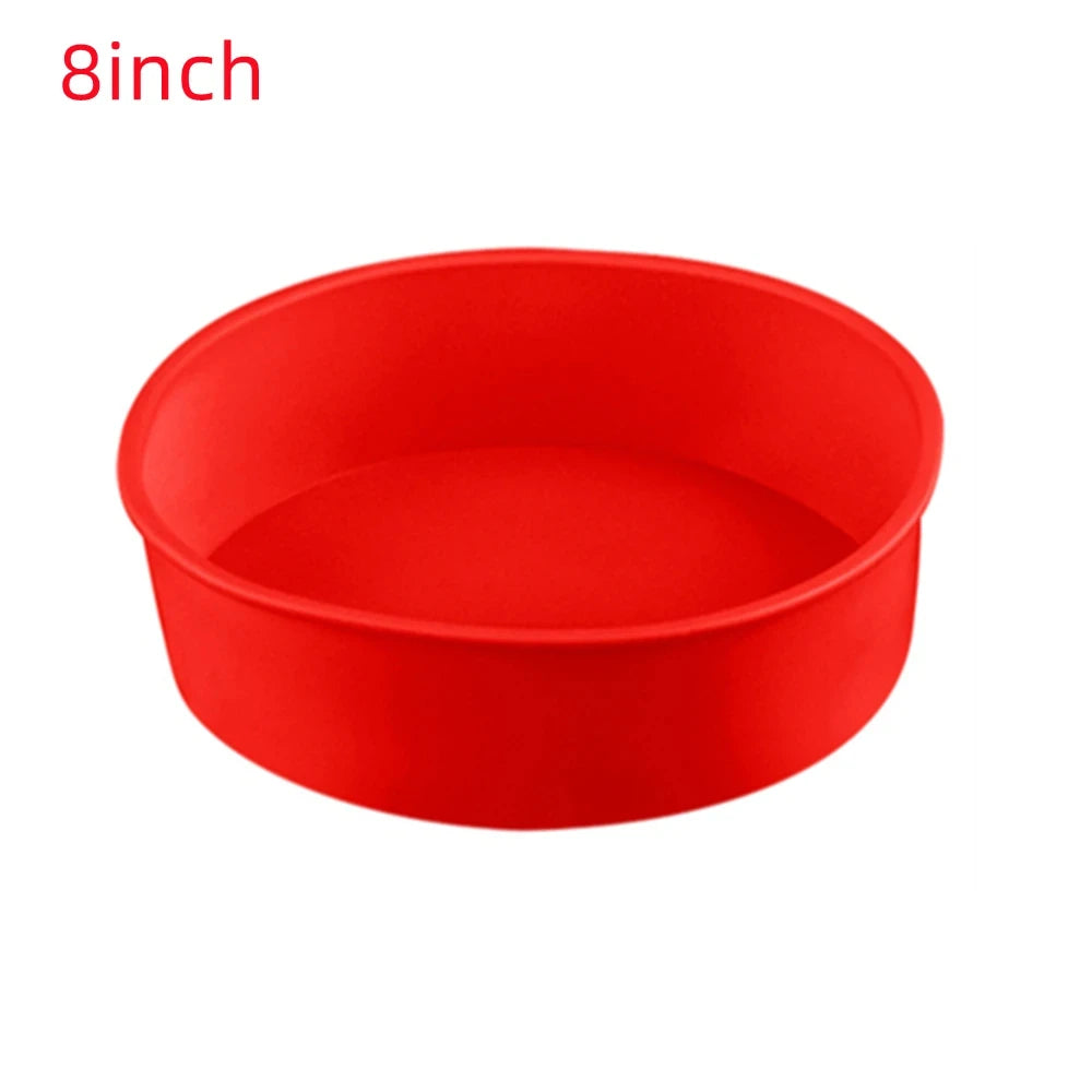 Silicone Cake Mold Round Nonstick Reusable Baking Pan
