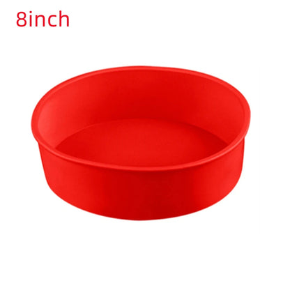 Silicone Cake Mold Round Nonstick Reusable Baking Pan
