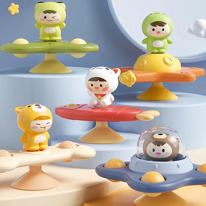 Baby Bath Spinner Toy – Suction Cup Sensory Bath Toy