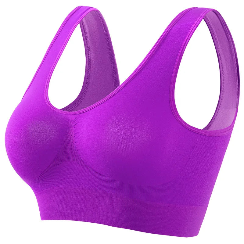 Women’s Seamless Sports Bra – Push-Up Bralette