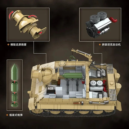Tank Building Blocks Set