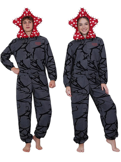 Fall Winter Thicken Cannibal Flower Cosplay Costume Fashionable Comfortable Pajamas for Adults  Movie Merchandise