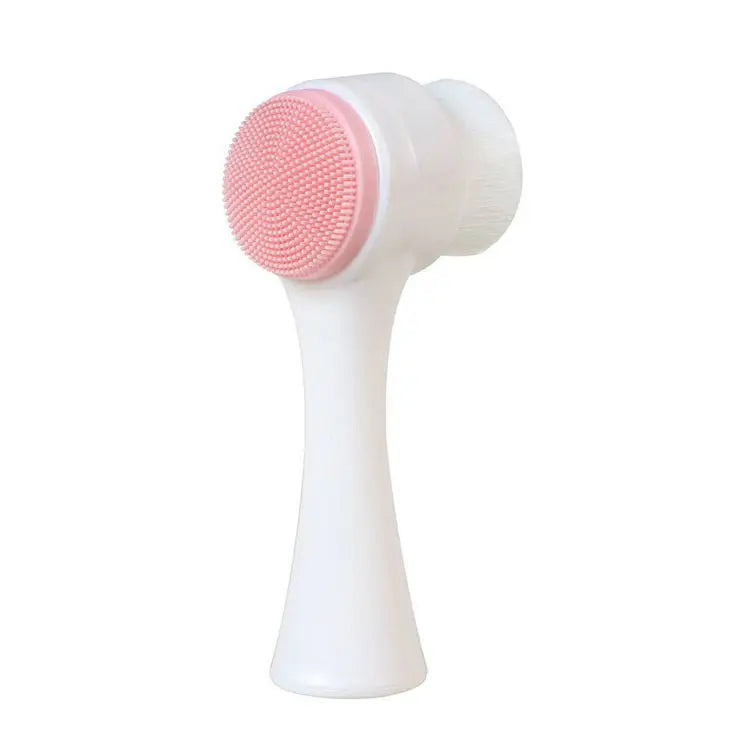 Silicone Facial Cleansing Brush Double-Sided Face Wash Brush