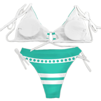 Anime Cartoon Printing Swimsuit Bikini Nami Cosplay Women Sexy Summer Swimwear Outfits Halloween Party Costumes Suit
