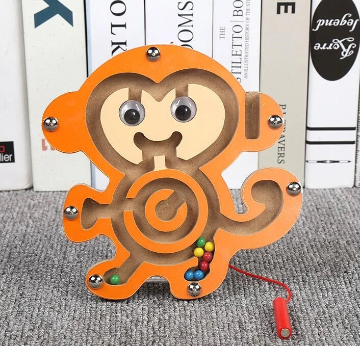 Montessori Wooden Puzzle – Geometry Learning Toy for Kids