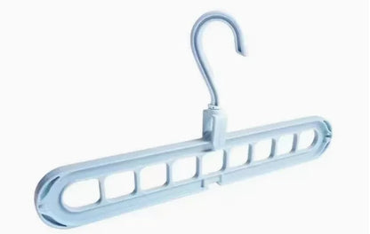 Foldable Clothes Hanger – 9-Hole Space-Saving Closet Organizer