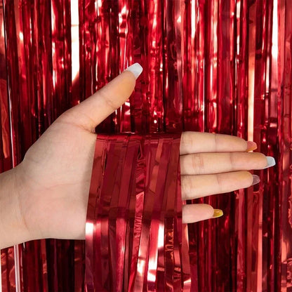 Gold Tinsel Curtain