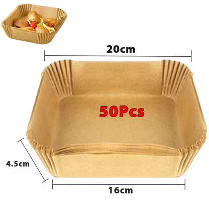 Air Fryer Paper Liners Disposable Round Parchment Baking Sheets