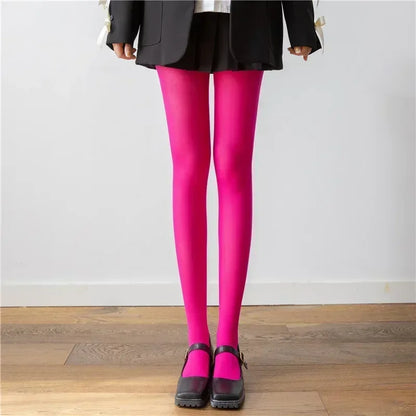 Red Tights – Burgundy Lace Style for Women