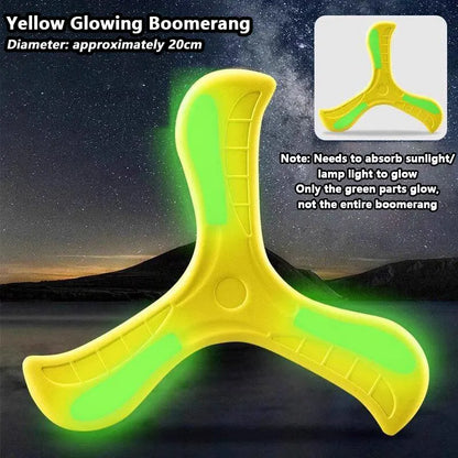 Soft Boomerang – Three-Leaf Night Light Flying Disc