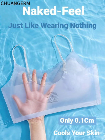 Women's Seamless Bra – Ultra-Thin Breathable Halter Design