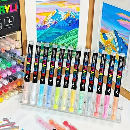 Acrylic Paint Markers – Brush Tip Pens for Wood, Rock & Canvas