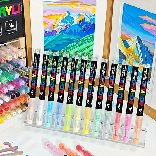 Acrylic Paint Markers – Brush Tip Pens for Wood, Rock & Canvas
