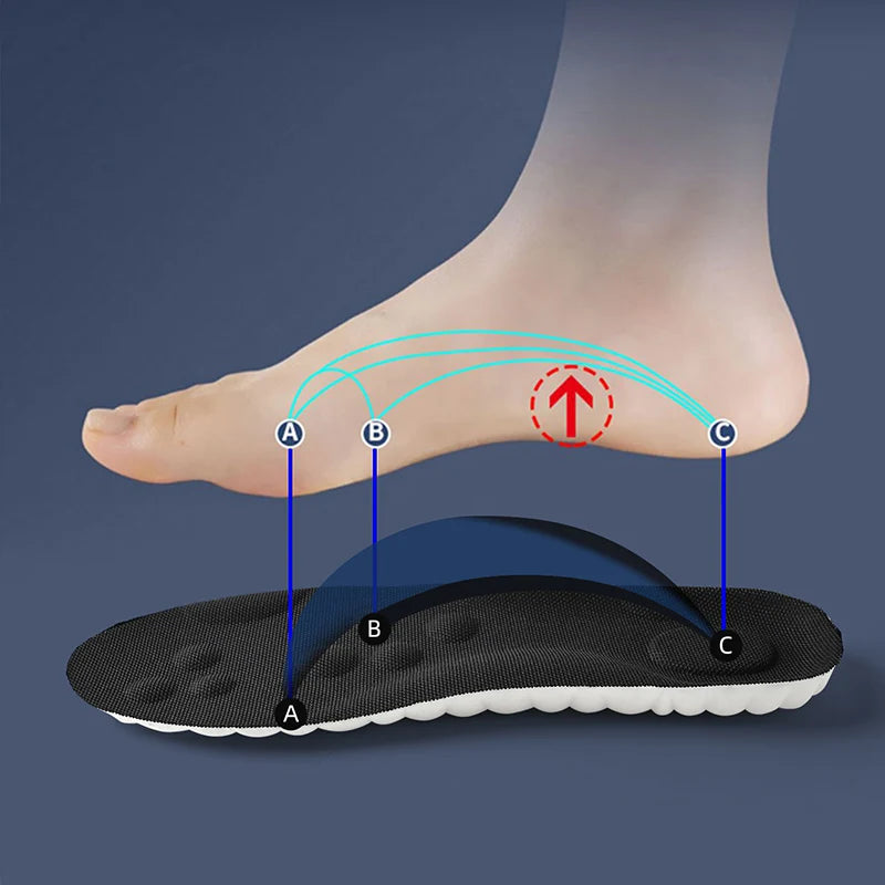 Sports Insoles EVA Arch Support Shock Absorbing Shoe Inserts