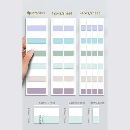 Index Stickers – Writable Transparent Sticky Notes for Files & Folders