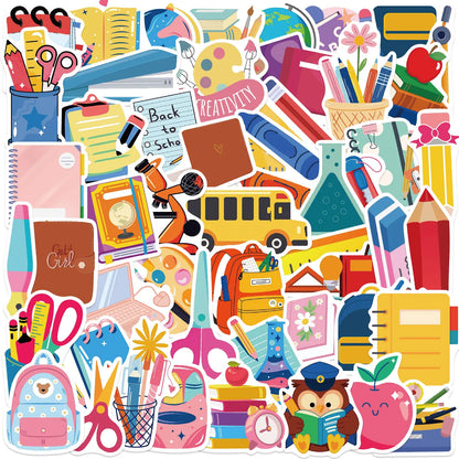 50Pcs Stationery Stickers Set