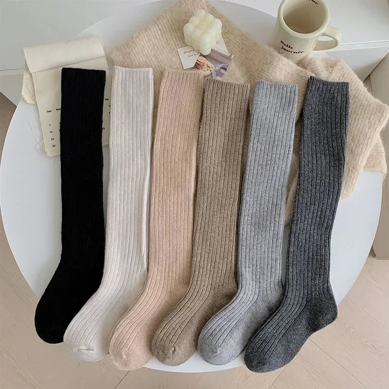 Thermal Knee High Socks for Women – Thick Winter Socks
