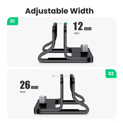 Vertical Laptop Stand Adjustable Aluminum Desk Stand for Laptop