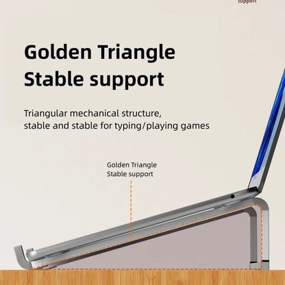 Adjustable Laptop Stand – Folding Aluminum Desktop Holder