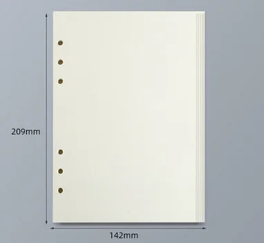 Loose Leaf Notebook Refill – A5 A6 A7 Lined, Blank & Grid Paper
