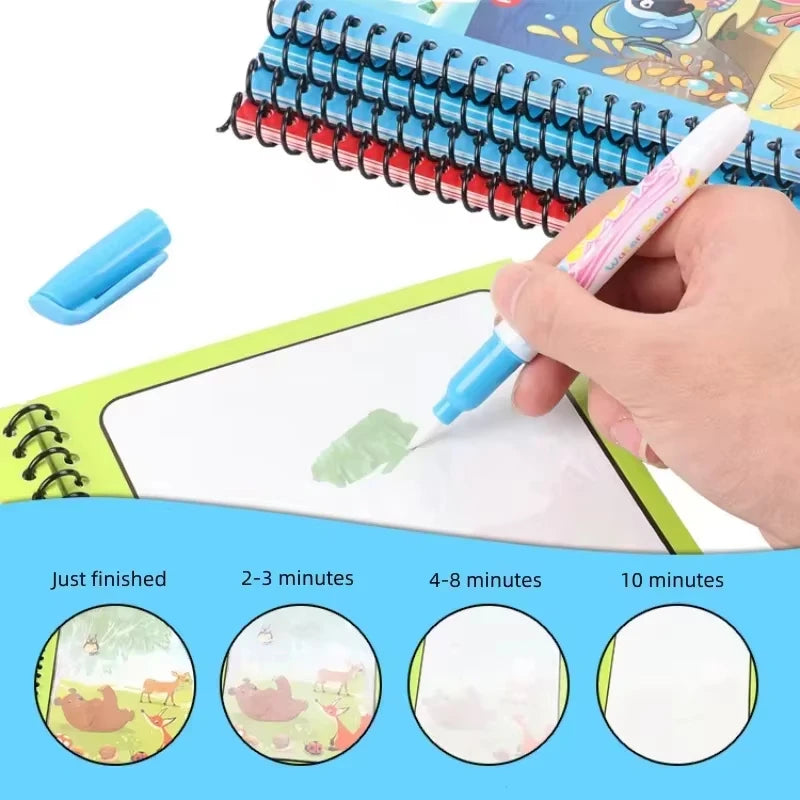 Magic Water Coloring Book