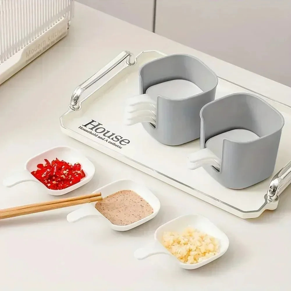 7-Piece Sauce Dish Set Dipping Bowls for Condiments & Seasonings