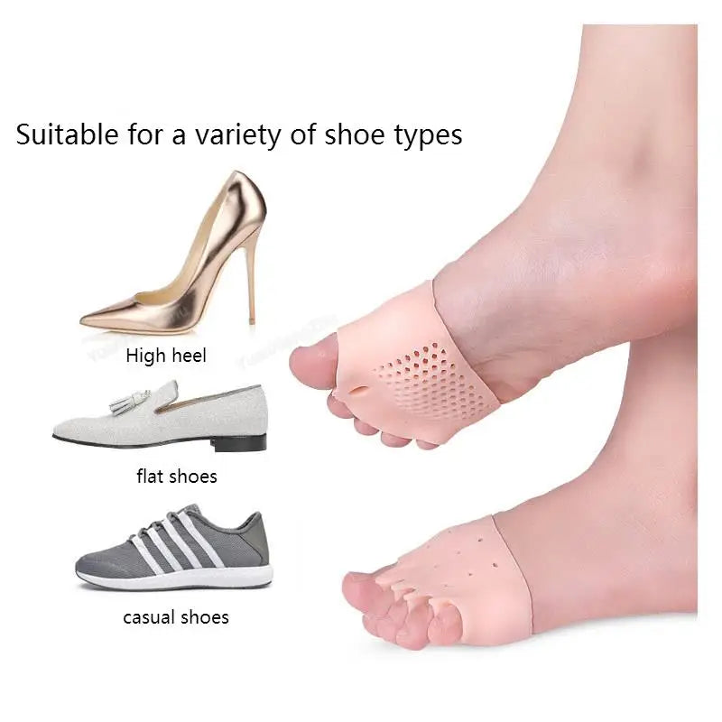 Silicone Forefoot Pads – Cushioned Toe Separator Inserts