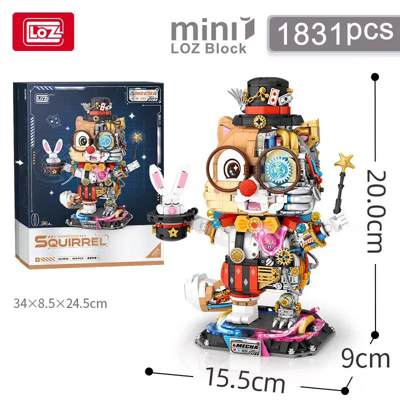 Mechanical Squirrel Building Block Set