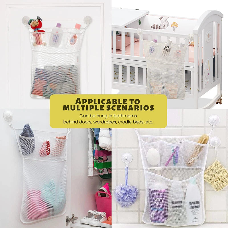 Bath Toy Storage Bag – Mesh Baby Bath Toy Organizer