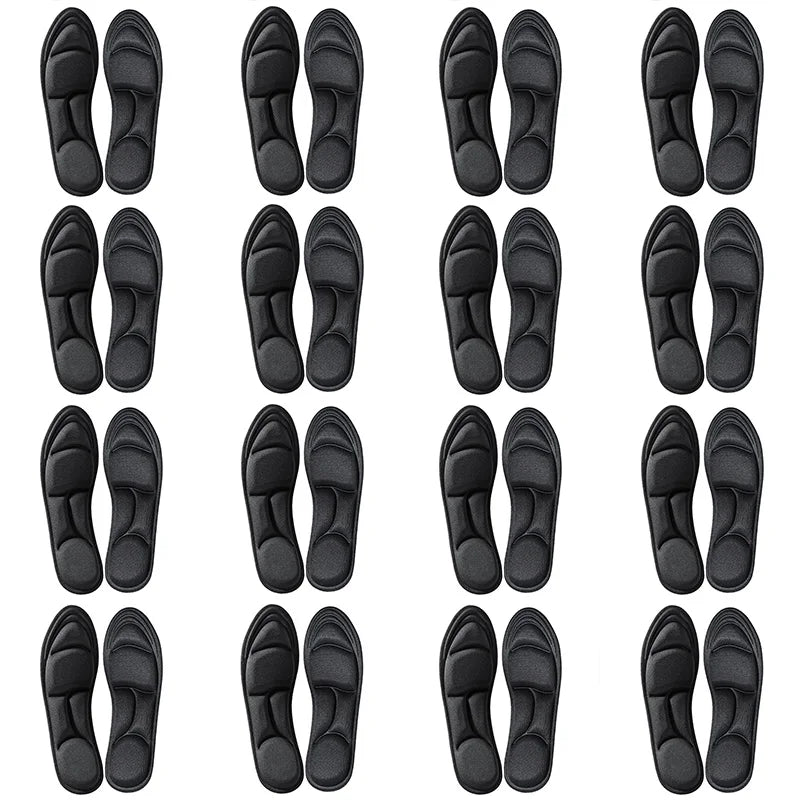 5D Massage Memory Foam Insoles – Cushioned Shoe Inserts EU 35–46