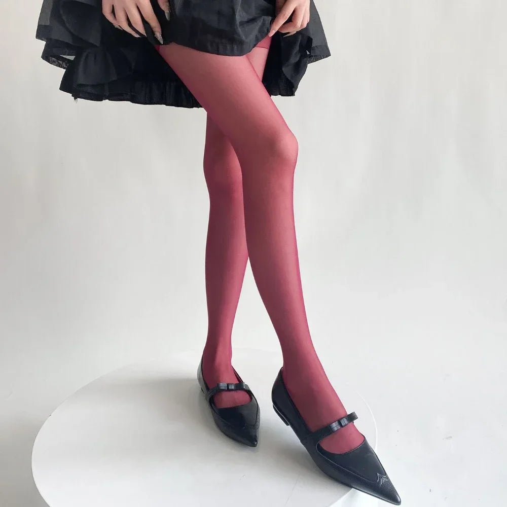 Women’s Thigh High Stockings – Blue Green Nylon Hosiery