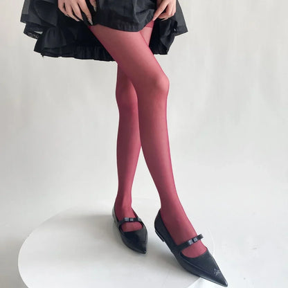 Women’s Thigh High Stockings – Blue Green Nylon Hosiery