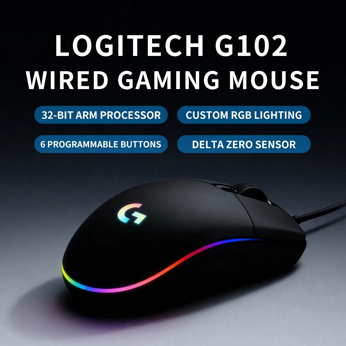 Wired Gaming Mouse 8000 DPI RGB