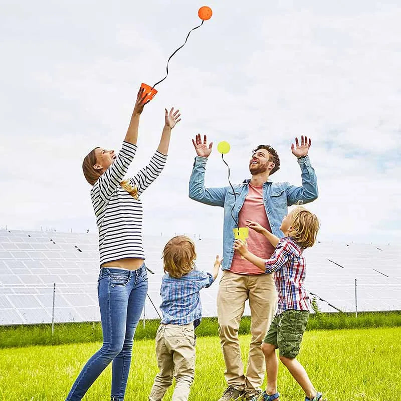 Throw and Catch Ball Set – Outdoor Hand-Eye Coordination Game