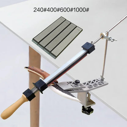 Knife Sharpener Fixed Angle Diamond Sharpening Stone for Kitchen Knives