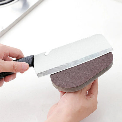 Kitchen Cleaning Brush Sponge Scrubber With Ergonomic Handle