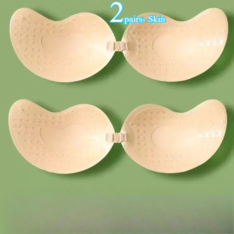 Strapless Bra – Seamless Backless Adhesive Push Up Design