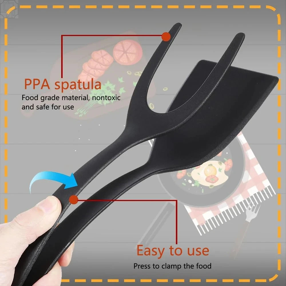 2 in 1 Spatula Tongs
