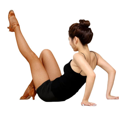 Women’s Dance Tights – Elastic Fishnet Latin Dance Stockings