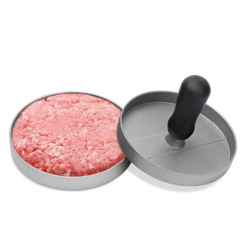Burger Press Hamburger Patty Maker Aluminum Meat Tool for Kitchen