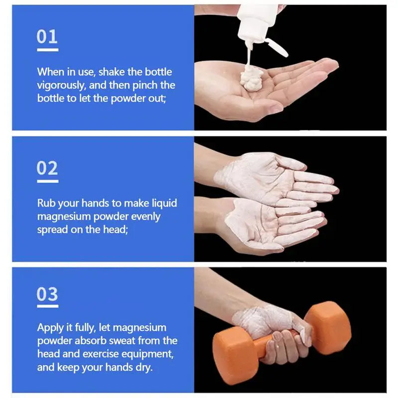 Liquid Chalk Sports Grip Aid for Weightlifting Climbing & Pole